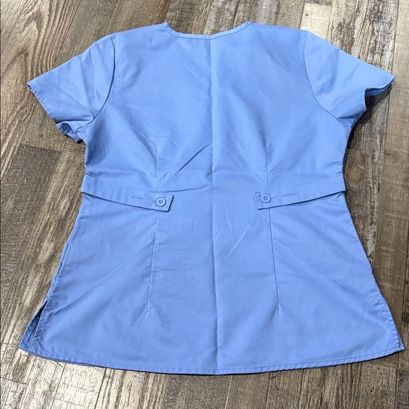 Grey's Anatomy ceil Blue Short Sleeve Scrub Top - Picture 3 of 3